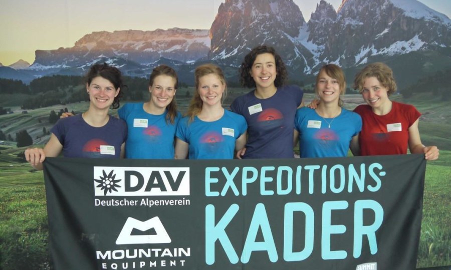 <p>Der neue DAV Expeditionskader der Frauen.</p>