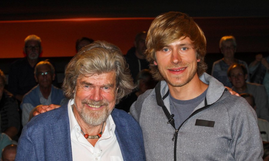 <p>Ein Bild aus besseren Familientagen: Reinhold und Simon Messner 2019.</p>