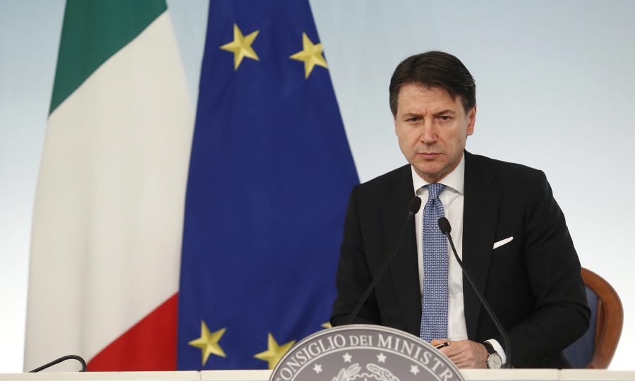 <p>Erklärte ganz Italien zur Sperrzone: Premierminister Giuseppe Conte.</p>