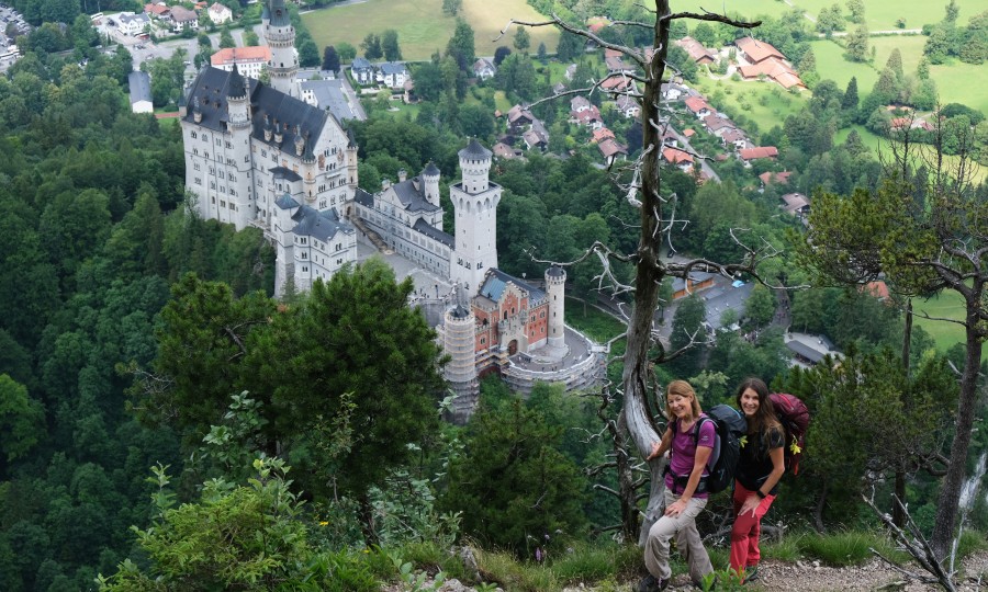 <p>Die Aussicht auf das Schloss Neuschwanstein ist sehenswert. </p>