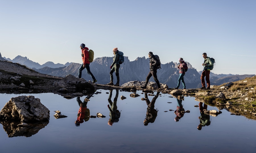 <p>Outdoorerlebnisse mit 360° Grad Dolomitenpanorama.</p>