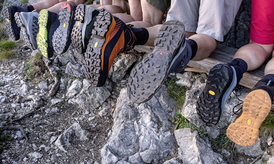 <p>Zeigt her eure Füße! Fast alle Sohlen der getesteten Schuhe sind von Vibram. </p>