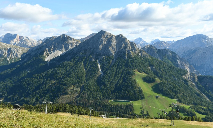 <p>Der Piz da Peres liegt am Nordrand der Dolomiten.</p>