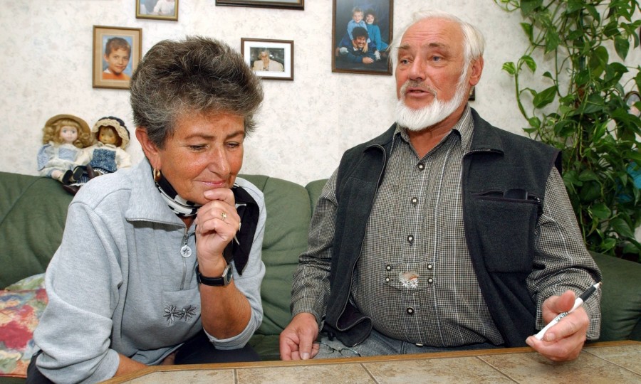 <p>Sie entdeckten 1991 den Mann aus dem Eis: Erika und Helmut Simon (hier im April 2003).</p>