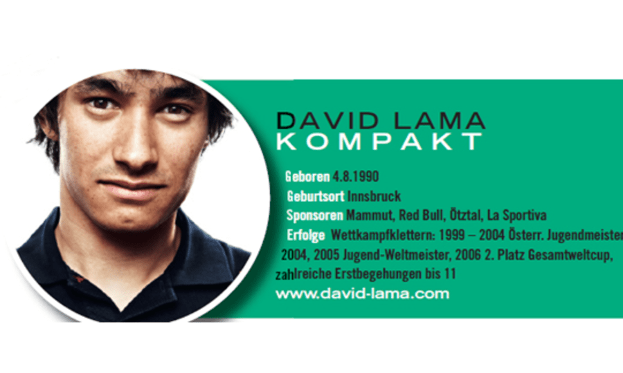 <p>David Lama kompakt</p>