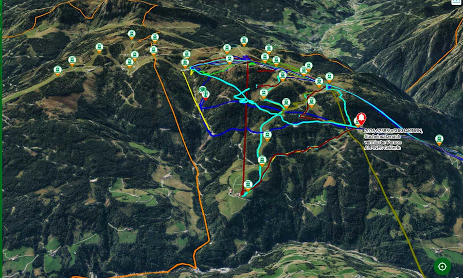 <p>Die Unglücksstelle im Skigebiet St. Johann-Alpendorf.</p>
