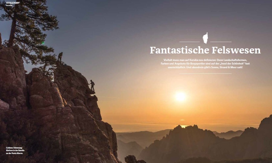 <p>Die Auchmacher-Seite der ALPIN-Titelstory "Fantastische Felswesen".</p>