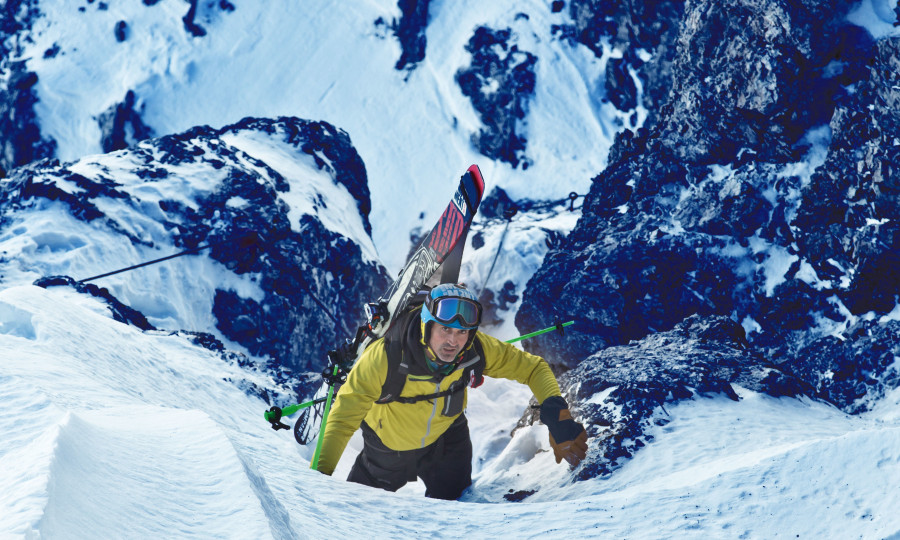 <p>Reini Scherer mag es steil und alpin – auch auf Ski.</p>