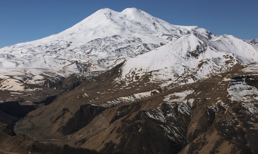 <p>Im Kaukasus gelegen: der Elbrus, der höchste Berg Europas.</p>