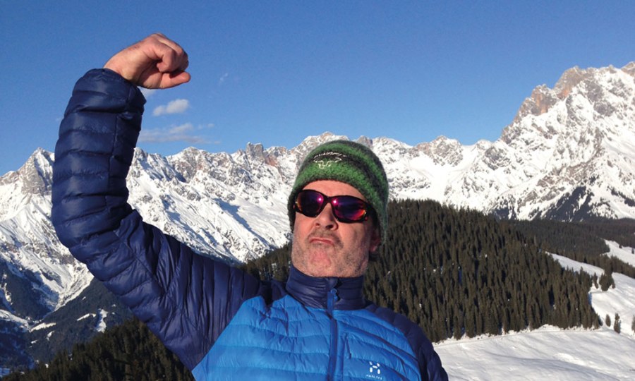 <p>ALPIN-Redakteur Robert Demmel gibt mächtig an mit seiner neuen Haglöfs-Jacke: "Immer warm eingepackt, habe ich den ganzen Skitouren-Winter nicht ein Mal gefroren."</p>