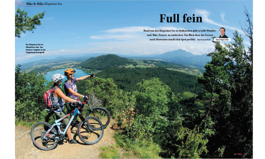 <p>Die achtseitige Bike&Hike-Reportage "Full fein" ist in der Februar Ausgabe von ALPIN erschienen.</p>