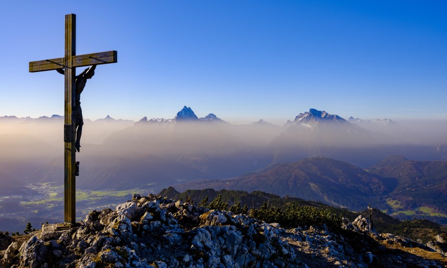 <p>Gipfel des Hochthron in den Berchtesgadener Alpen.</p>