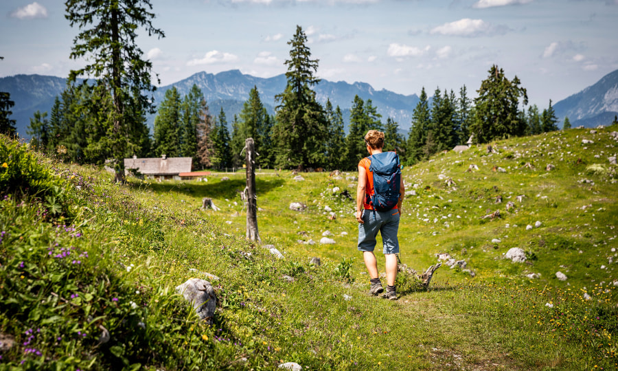 <p>Nach dem Mooslahnerkopf wartet an der Kührointhütte die ersehnte Erfrischung.</p>