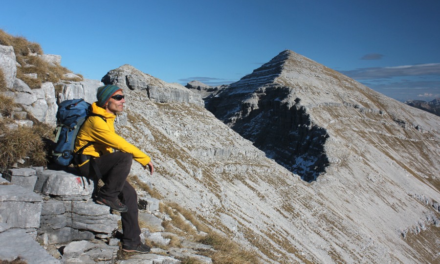 <p>Die typischen Kalkbänke an der Soiernspitze.</p>