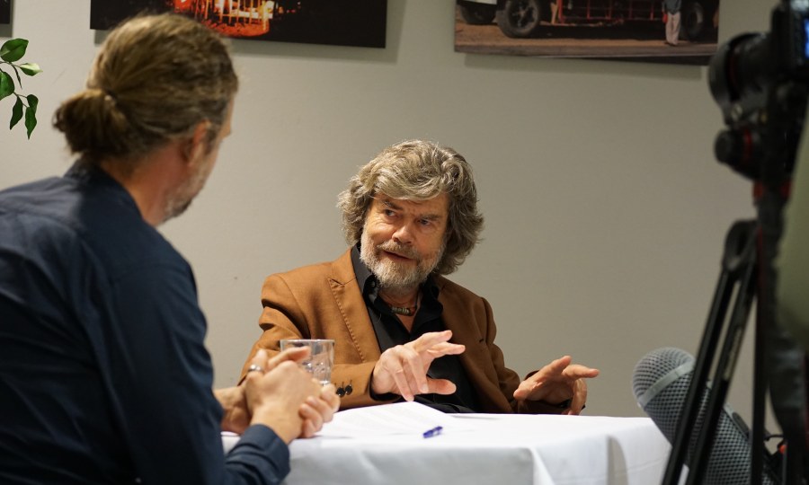 <p>Im ALPIN-Interview: Reinhold Messner</p>