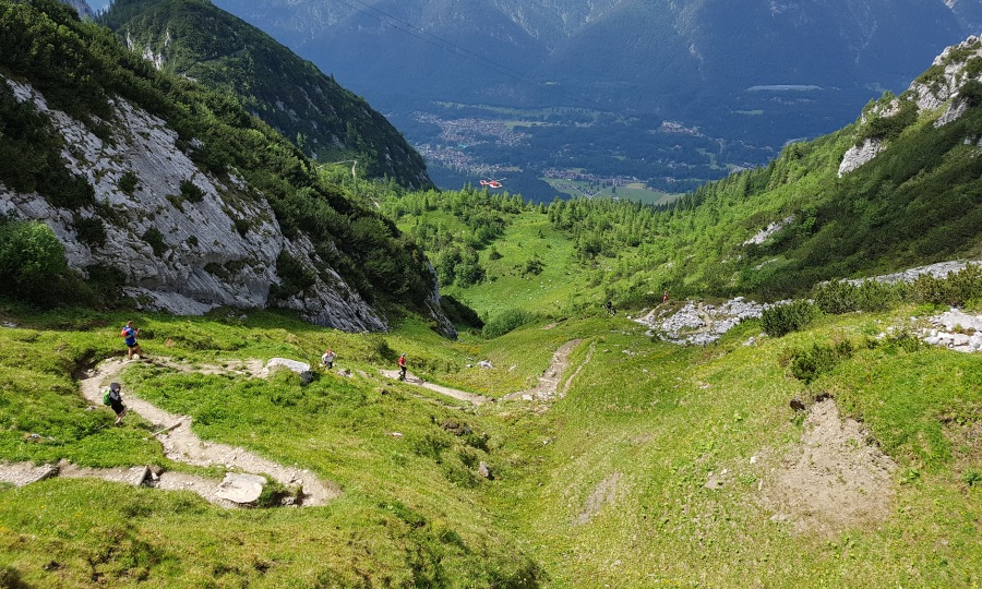 <p>Schöne alpine Trails: Downhill vom Osterfelderkopf.</p>