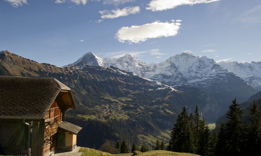 <p>Das bekannteste Dreigestirn der Alpen: Eiger, Mönch und Jungfrau. </p>