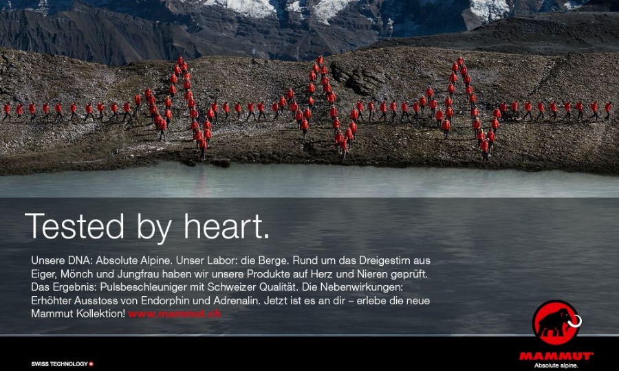 <p>Der Hashtag zum "Mammut Alpencross" lautet: #TestedByHeart</p>