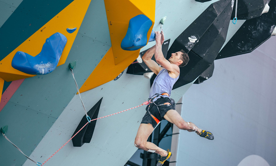 <p>Adam Ondra bei den Olympischen Spielen 2024 in Paris.</p>