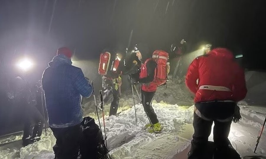 <p>Die&nbsp;Einsatzkräfte&nbsp;am&nbsp;Dürrenstein.</p>