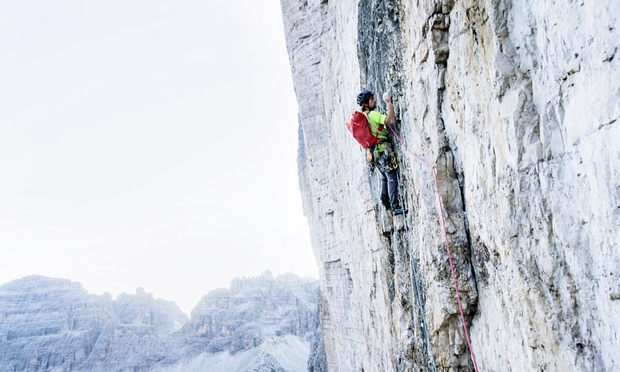 <p>Vitto in der Comici-Route an der Großen Zinne.</p>