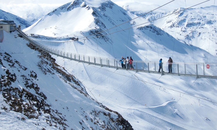 <p>Alpine Highlights auch ohne Ski: Das Gasteinertal verbindet weite Winterwanderwege mit spektakulären Tiefblicken.</p>
