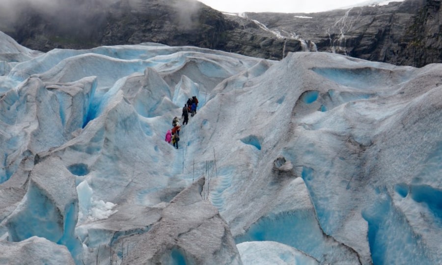 <p>Abenteuer auf dem Gletscher.</p>