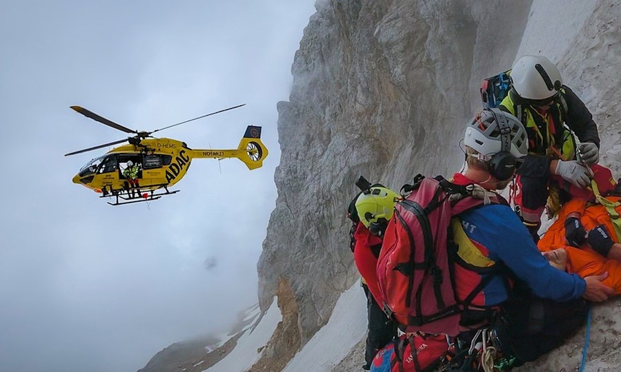 <p>"In höchster Not": Einsatz der Bergwacht Grainau.</p>