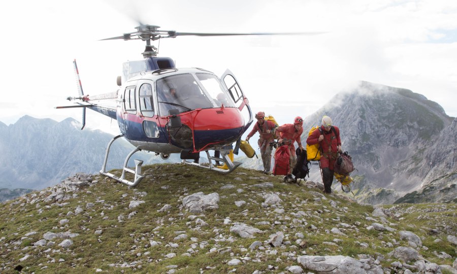 <p>Fliegender Helfer: Bei gutem Wetter können Bergrettungsdienste auf den Heli zurückgreifen.</p>