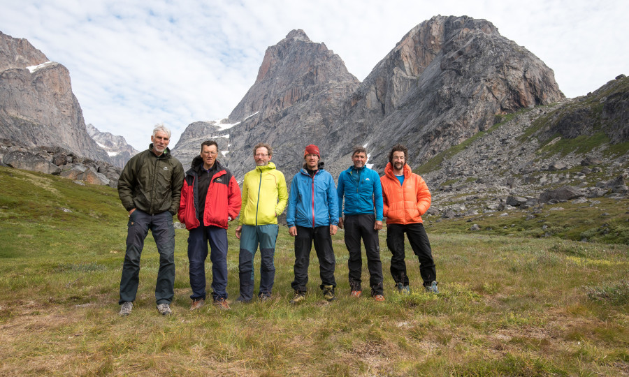 <p>Bunte Truppe: die Mitglieder der Grönland-Expedition.</p>