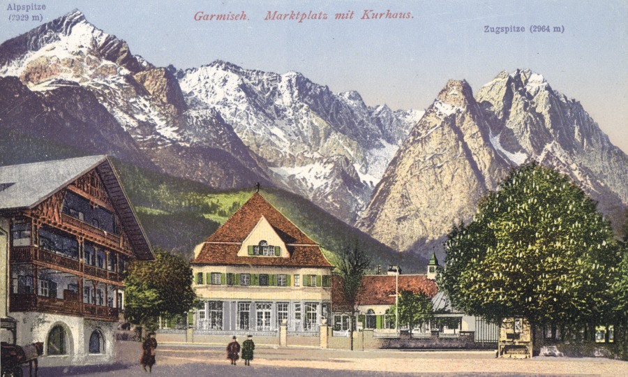<p>Historische Postkarte aus dem Jahr 1912 mit dem 2.964 Meter  hohen Westgipfel. </p>