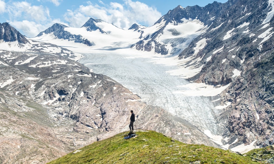 <p>Faszination Transalp: Zwischen Gletschern über die Alpen.</p>