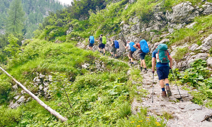 <p>Typisches Terrain für Bergwanderführer: Alpenüberquerung vom Königssee zu den Drei Zinnen.</p>