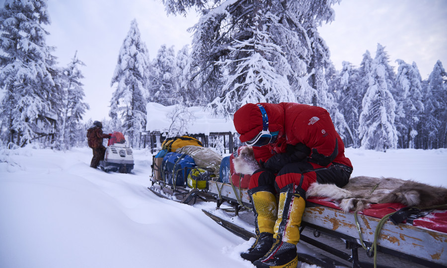 <p>Im Gefrierschrank: Simone Moro und Tamara Lunger hatten während ihrer Expedition mit extremen Temperaturen zu kämpfen.</p>