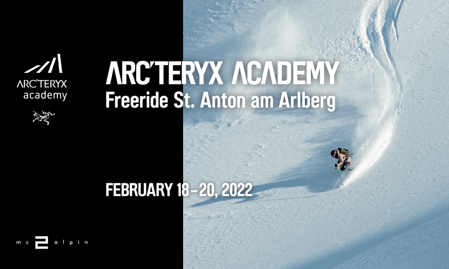 <p>Arc'teryx Academy Freeride St. Anton am Arlberg</p>