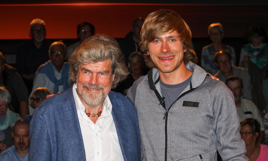 <p>Zu Gast bei Markus Lanz 2019: Reinhold und Simon Messner.</p>