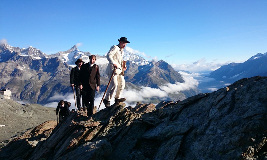 <p>Edward Whymper (Craig Fletcher) führte die Seilschaft der Matterhorn-Erstbesteiger auf den Gipfel. Wenig später kam es zur Katastrophe.</p>