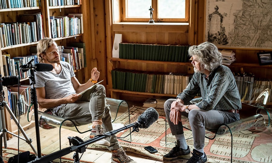 <p>Reinhold Messner im Interview mit ALPIN.</p>