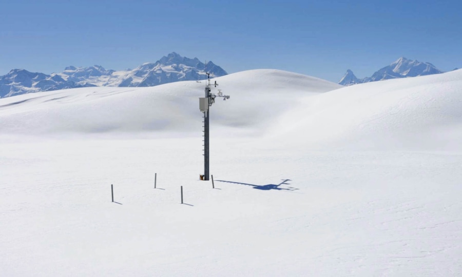 <p>Eine automatische Messstation, wie sie in den Alpenländern benutzt wird. </p>