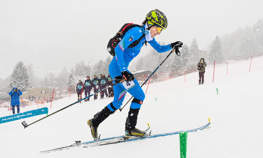 <p> Giulia Murada beim Sprint</p>