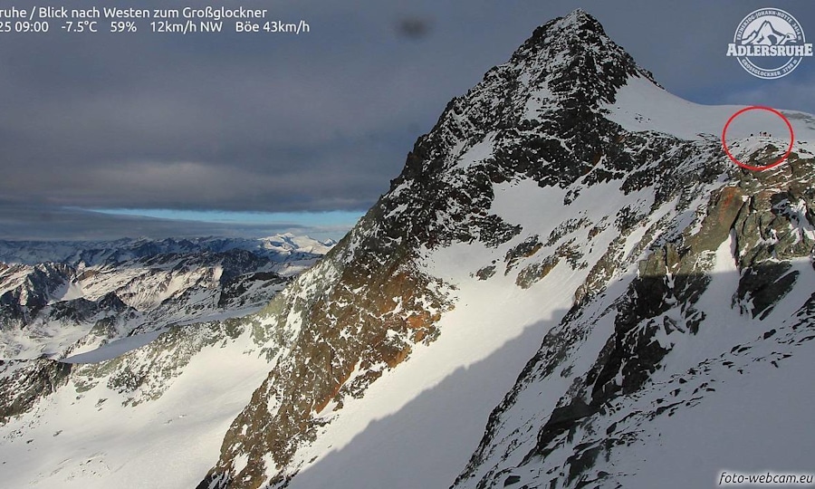 <p>Aufnahme von der Adlersruhe am Morgen nach dem Unglück.</p>