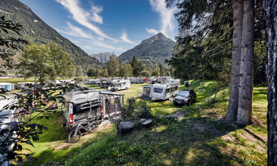<p>Camping Ötztal: In Gehweite zum Klettersteig</p>