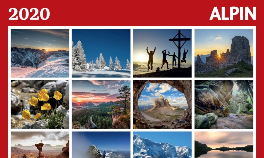 Zum Durchklicken: ALPIN-Kalender 2020