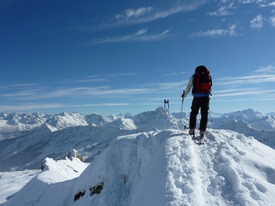 Skitour auf den Hählekopf in den Allgäuer Alpen