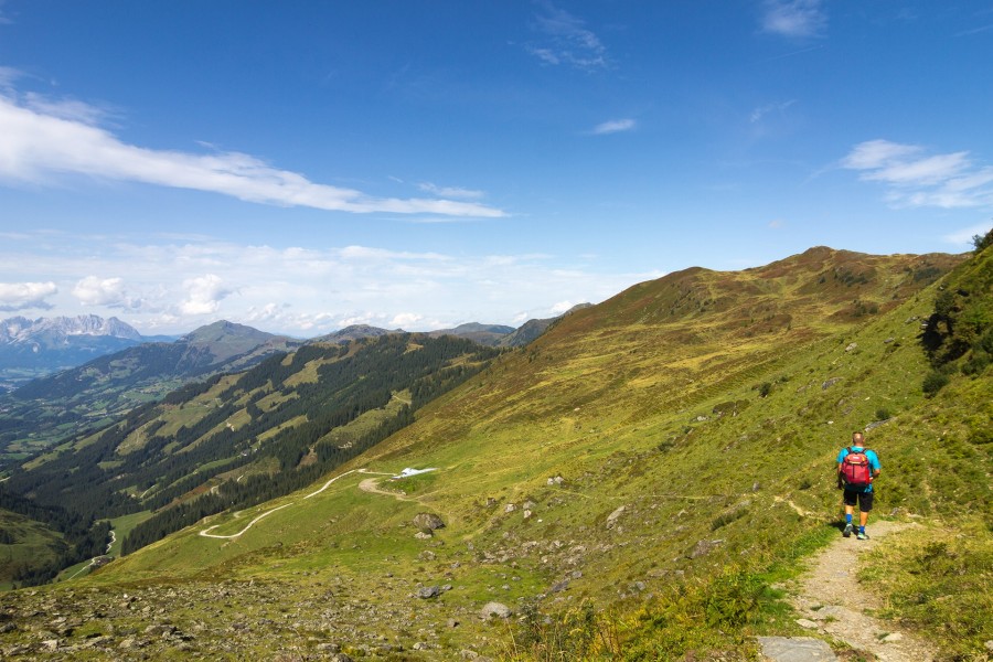 Rundwanderung über Laubkogel, Rauber und Saalkogel in den Kitzbüheler Alpen