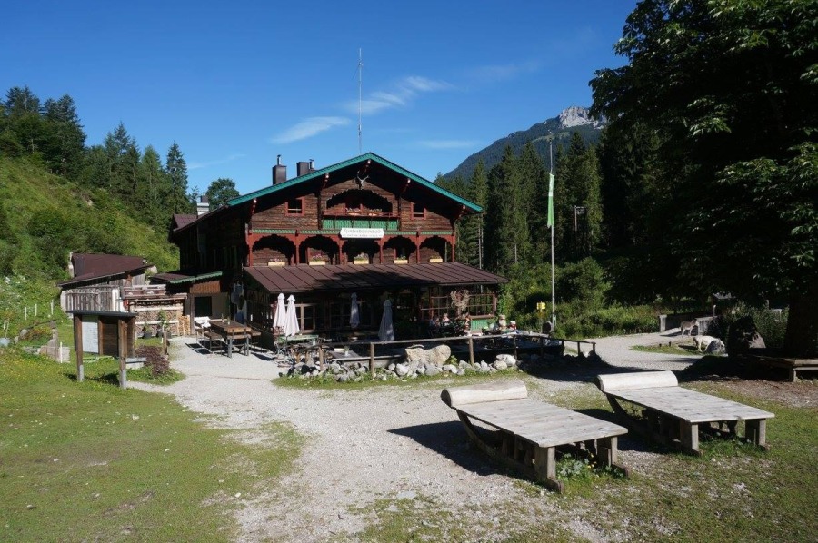 Klettertour "Klettergeheimnis" auf die Kleine Halt im Kaisergebirge