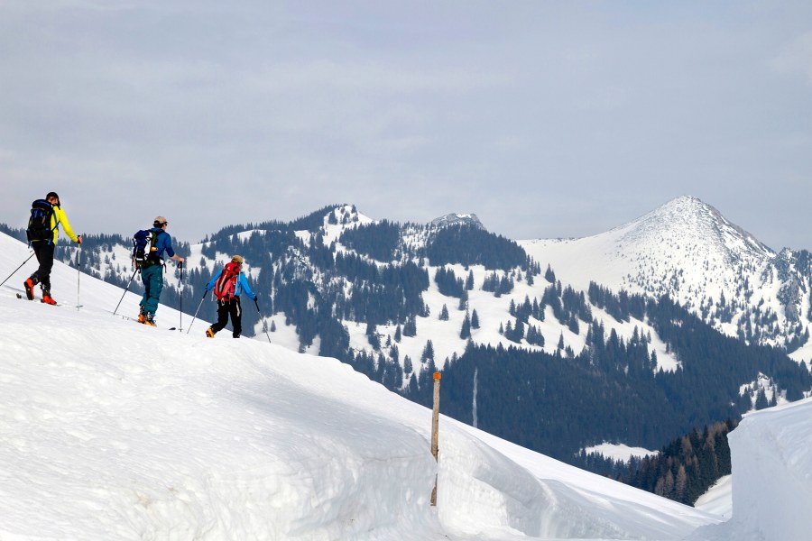 Skitour auf den Geigelstein in den Chiemgauer Alpen