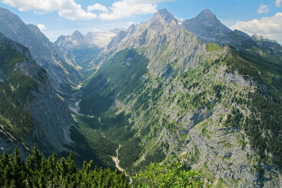 Bergtour auf die Zugspitze durch das Reintal im Wetterstein