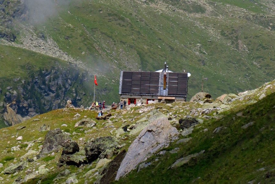 Wanderung auf das Üssers Barrhorn in den Walliser Alpen