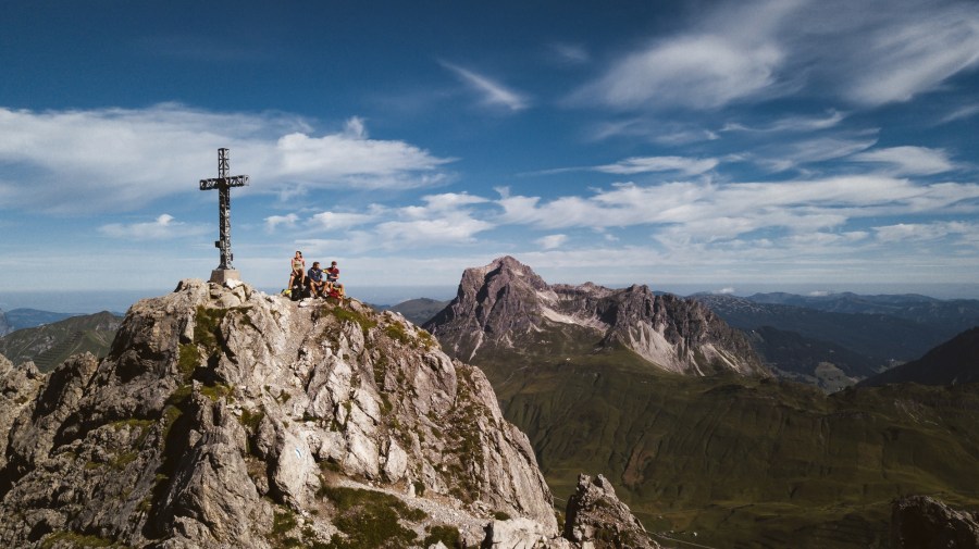 Klettersteig über den Ostgrat auf das Karhorn im Lechquellengebirge